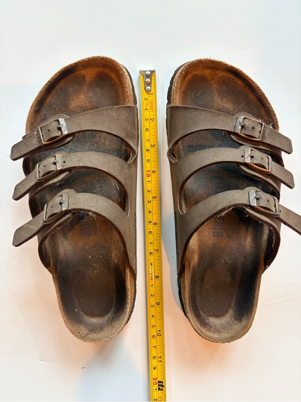 Birkenstock Brown Triple-Strap Sandals